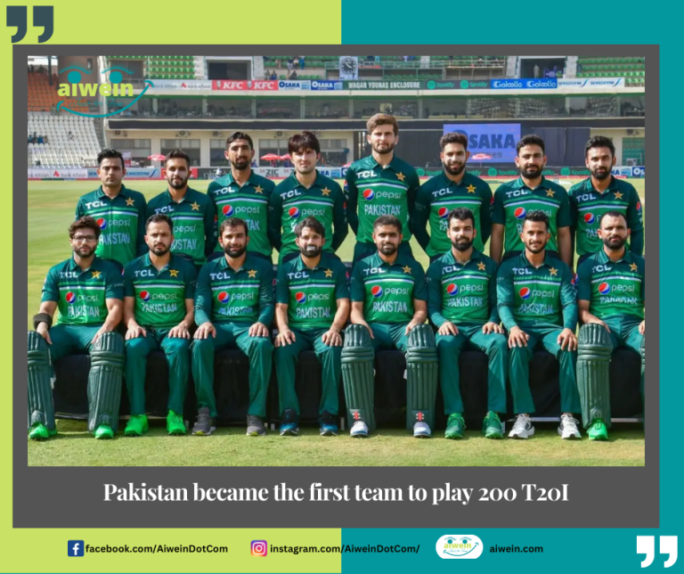 Pakistan became the first country to play 200 T20I